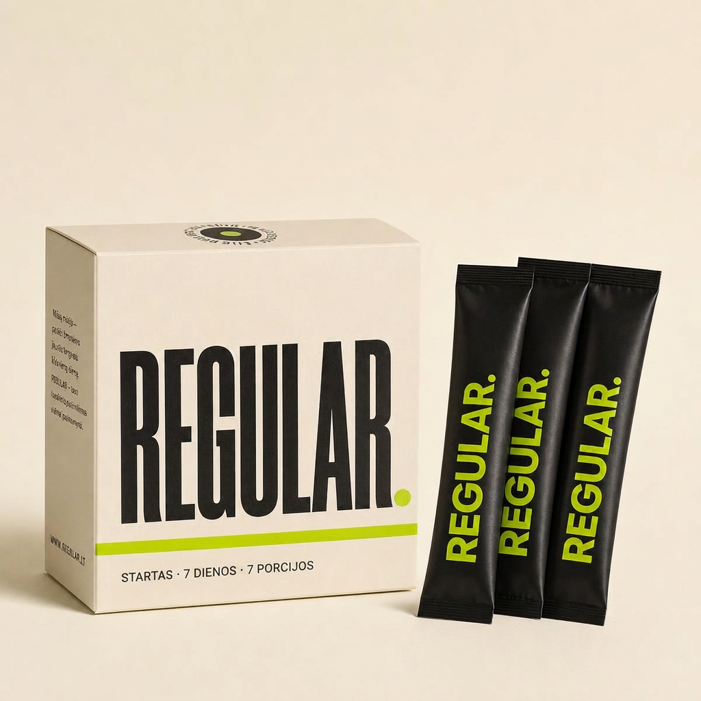 REGULAR STARTAS pakuotė — 7 dienos, 7 porcijos